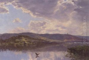 Parti Fra Himmelbjerget Ved Laven by Godfred B.W. Christensen