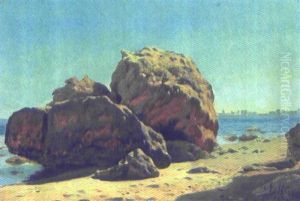 Sydlandsk Strandparti by Godfred B.W. Christensen