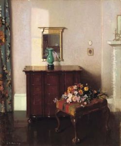 Interior With A Green Vase Interior With A Green Vase