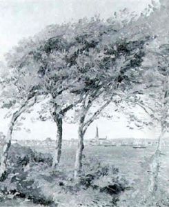 Udsig Til Aarhus Set Fra Moesgard by Godfred B.W. Christensen