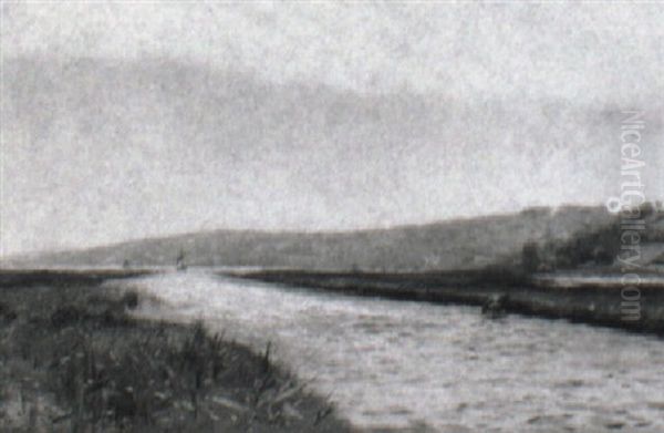 Landskab Med Audlob Til Havet - view 1