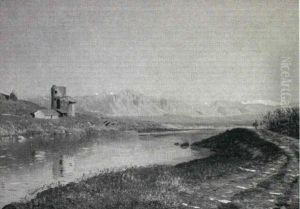 Parti Fra Tiberen Naer Ponte Molle Parti Fra Tiberen Naer Ponte Molle