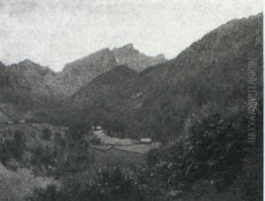 Bjerglandskab Fra Pyrenaeerne