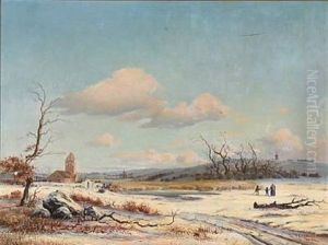 Winter Landscape With A Church