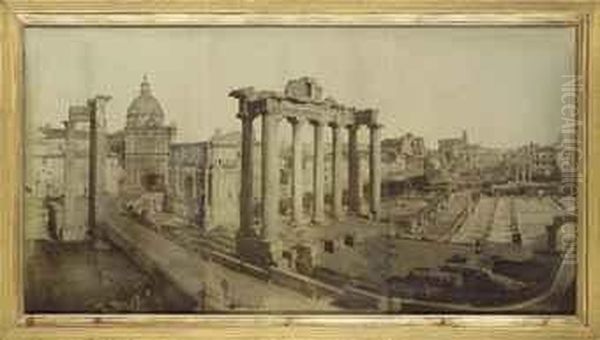 A Large Photographic View Of The Forum, Rome - view 1