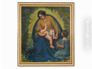 Mother And Child by Hans Christiansen
