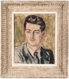 Portrait Eines Jungen Mannes Portrait Eines Jungen Mannes