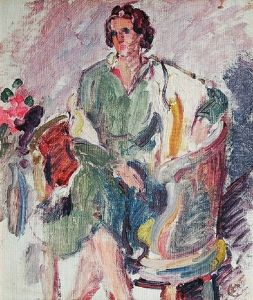 Frega, Die Jungere Tochter Des Kunstlers by Hans Christiansen