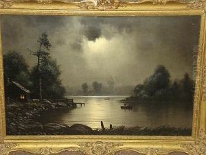 A Moonlit River Scene
