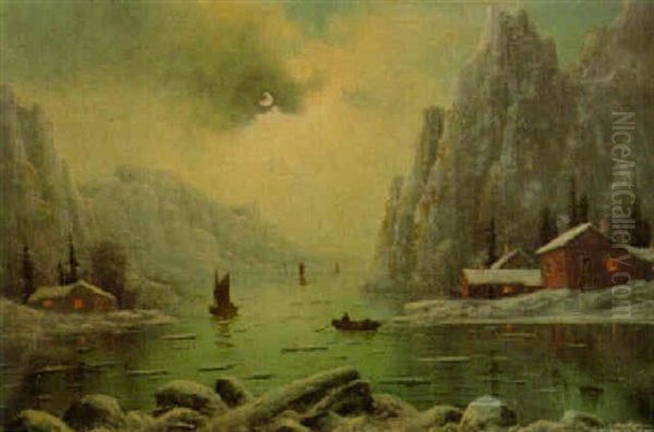 Norwegian Fjord Scene - view 1