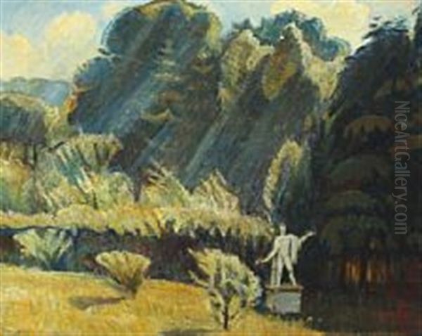 Landscape With Statue - view 1