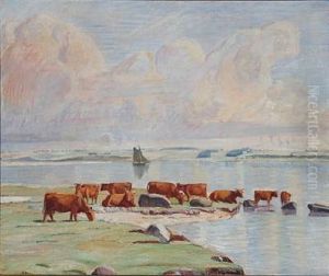 Engbillede, Sommereftermiddag