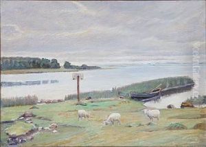 Graavejrsdag Ved Fjorden. Bogenaes by Poul S. Christiansen
