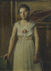 Portraet Af Kvinde by Poul S. Christiansen