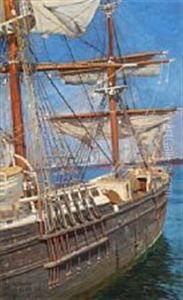 A Ship Set Sails From The Pearl Of The Black Sea by Rasmus Christiansen