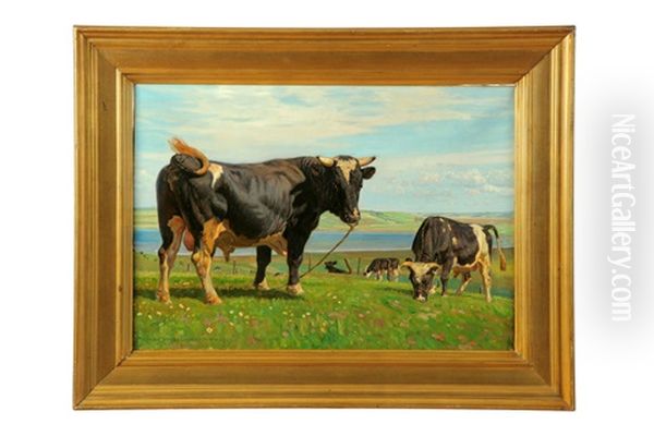 Cows Grazing - view 1