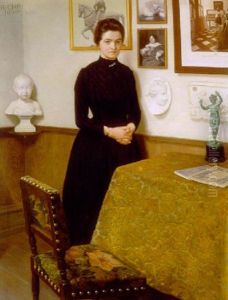 Portraet Af Kunstnerens Soster Jacobine I Hjemmet I Kastrup Portraet Af Kunstnerens Soster Jacobine I Hjemmet I Kastrup