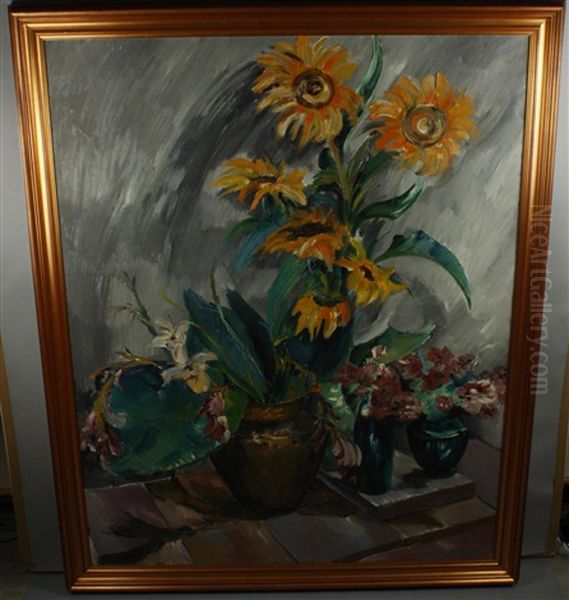 Stilleben Mit Blumen Und Topfen - view 1