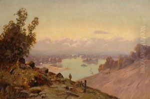 The Might River (view Of The Murray River Below Renmark S.a.)