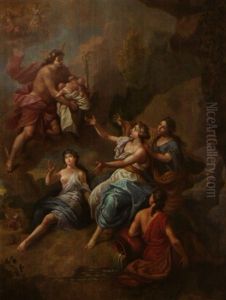 Mercure Confiant Bacchus Enfant Aux Nymphes De Nysa Mercure Confiant Bacchus Enfant Aux Nymphes De Nysa