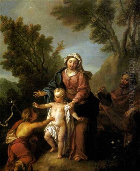 La Sainte Famille Avec Saint Jean-baptiste - view 1