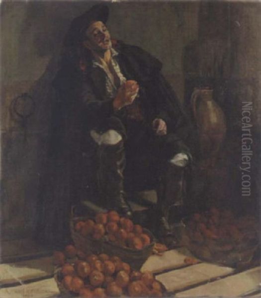 The Orange Seller - view 1