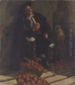 The Orange Seller by Alejandro Christophersen