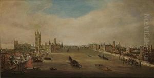 A View Of Westminster by John Macvicar Anderson