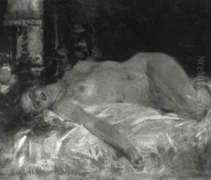 Reclining Nude by Howard Chandler Christy