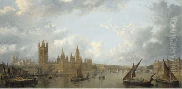 View Of Westminster From The Thames - view 1
