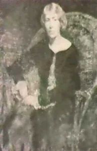 Portrait Of A Seated Lady by Howard Chandler Christy