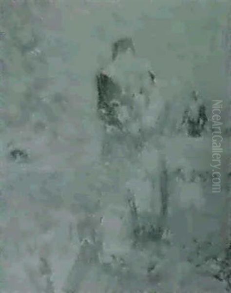 Sketch,figure In A Landscape - view 1