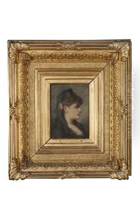 Portrait De Femme De Profil by Fedor Petrovich Chumakov