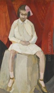 Girl On A Cube