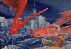 Angels by Leonid Terentevich Chupyatov