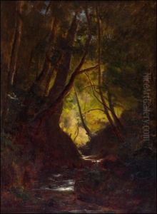 Metsanhamara - Skogsskymning by Fanny Churberg