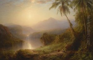 Valley Of Santa Isabel, New Granada by Frederic Edwin Church
