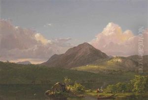 Mount Newport On Mount Desert Island by Frederic Edwin Church