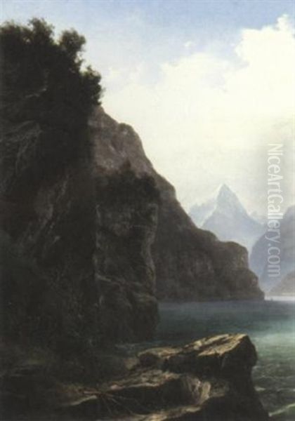 A View Of A Fjord - view 1