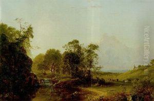 Otter Creek, Middlebury, Vermont by Frederic Edwin Church