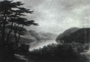 Hudson River Landscape by Frederic Edwin Church