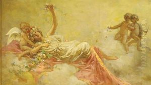 Allegory Of Love Or Spring by Frederick Stuart Church