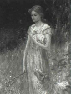 The Young Shepherdess by Frederick Stuart Church