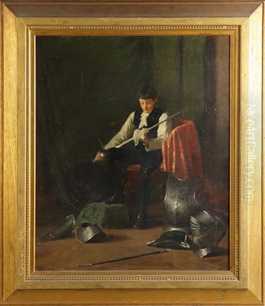 Young Boy With Armor - view 1