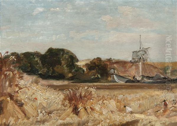 The Sutton Shore From Martlesham With Ship - view 1