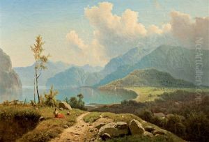 Pohled Na Konigsee S Kostelikem Sv. Bartolomeje