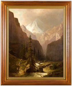 Alpska Krajina S Horskym Potokem by Adolf Chwala