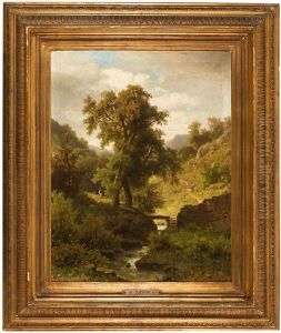 En La Corriente (am Waldbach) by Adolf Chwala