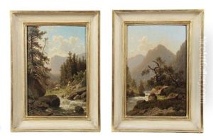 Partie In Der Steiermark (+ Wildbach In Den Alpen; 2 Works) by Adolf Chwala