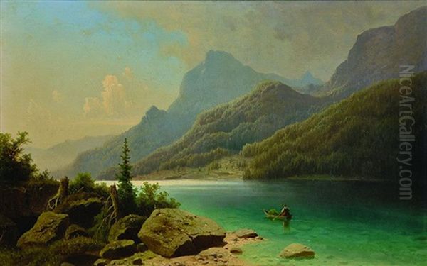 Wooded Hillsides In Konigsee - view 1